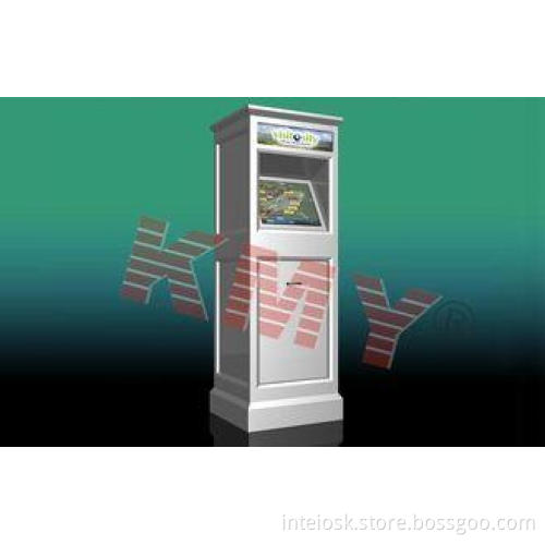 Waterproof Multimedia Public Outdoor Information Kiosk 32''
